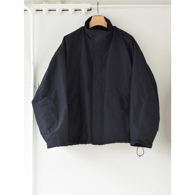 新品　COMOLI ナイロンショートジャケット　NAVY サイズ1