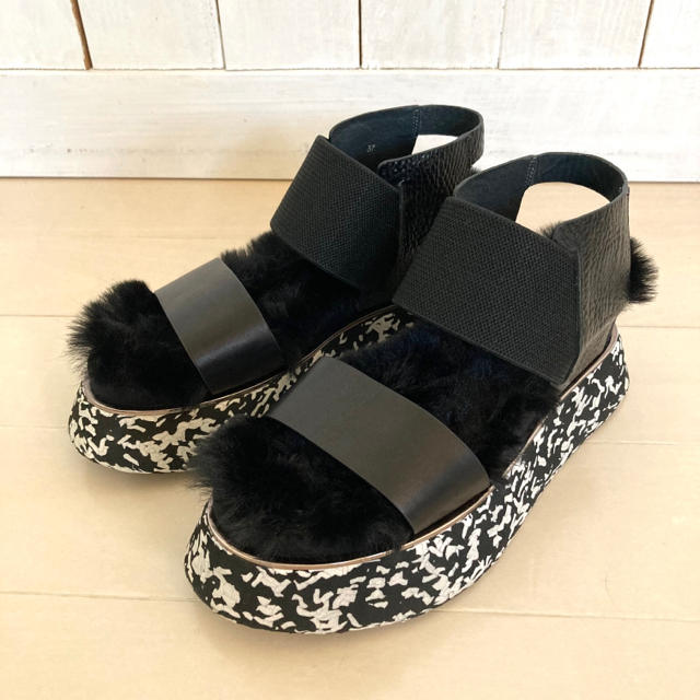 美品　united nude Rico SANDAL 37 エコファー