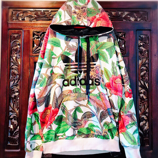 adidas originals 花柄　パーカー　ジャージ