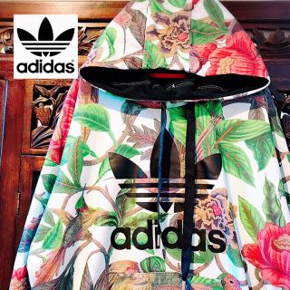 アディダス(adidas)のアディダス ジャージ 花柄 鳥 トレーナー パーカー 花鳥風月 スウェット(パーカー)