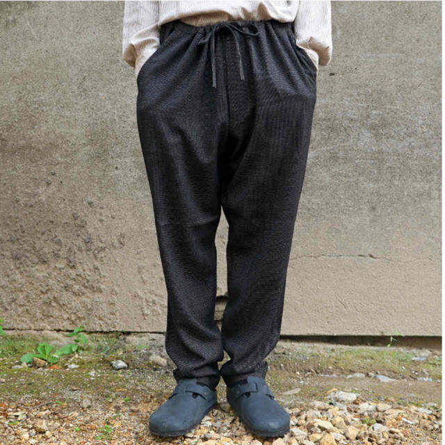 COMOLI ウールシルク テーパードパンツ size2