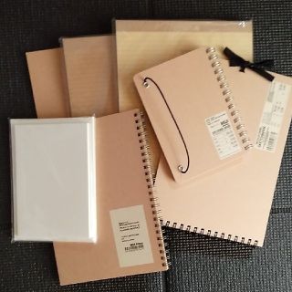 ムジルシリョウヒン(MUJI (無印良品))の無印良品　レポート用紙　スケジュールなど文具福袋(ノート/メモ帳/ふせん)