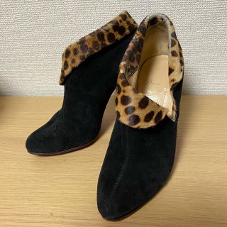 クリスチャンルブタン(Christian Louboutin)のクリスチャンルブタン　レオパードショートブーツ(ブーツ)