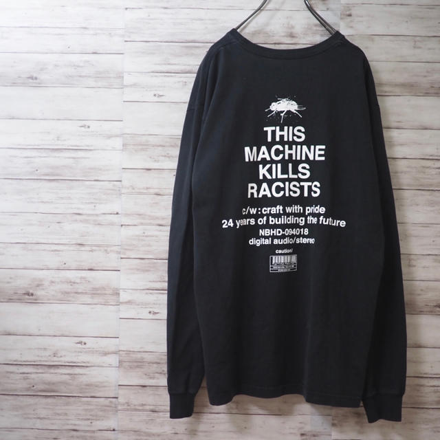 NEIGHBORHOOD(ネイバーフッド)の2018AW NEIGHBORHOOD RACISTS/C-TEE.LS メンズのトップス(Tシャツ/カットソー(七分/長袖))の商品写真