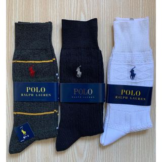 ポロラルフローレン(POLO RALPH LAUREN)のポロ ラルフローレン メンズ ソックス 3足セット 25～27cm 32(ソックス)