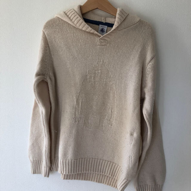 PETIT BATEAU(プチバトー)のプチバトー　セーター  126㌢　お値下げ1100円→980円 キッズ/ベビー/マタニティのキッズ服男の子用(90cm~)(ニット)の商品写真