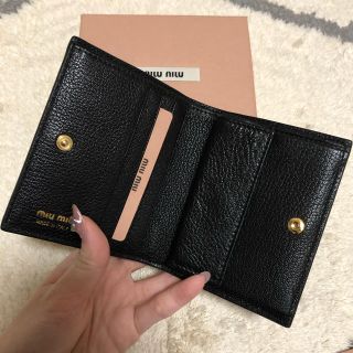 miumiu - miumiu 折り財布 ジャガード コラボ ブラック 新品未使用の ...