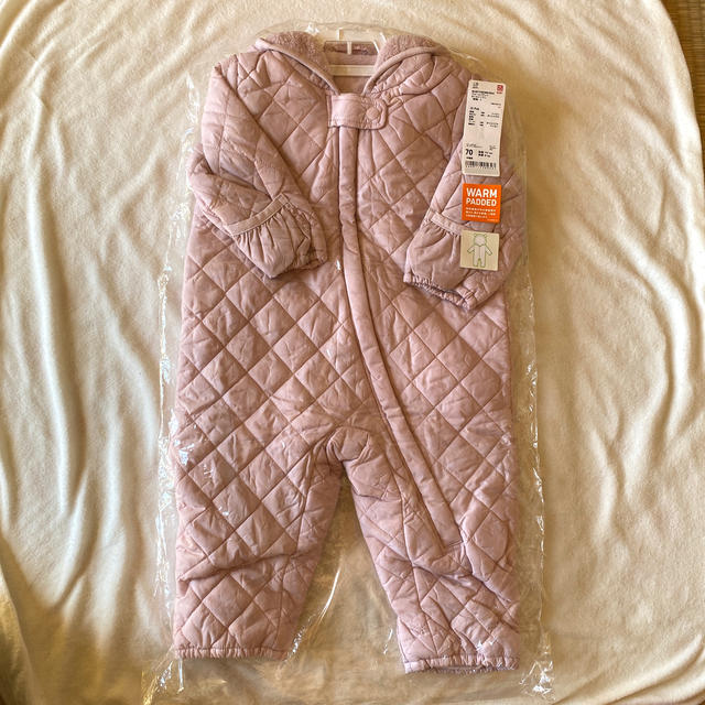 UNIQLO(ユニクロ)のベビーアウター　カバーオール キッズ/ベビー/マタニティのベビー服(~85cm)(カバーオール)の商品写真