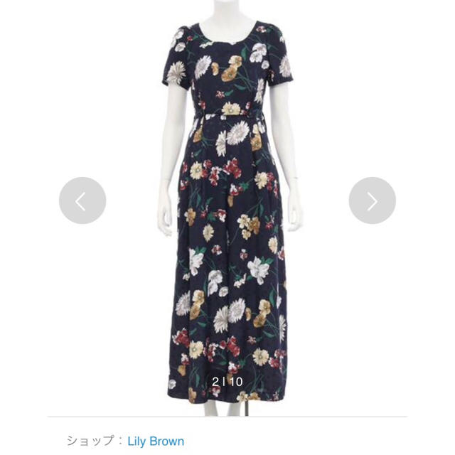 Lily Brown(リリーブラウン)の完売〇ワイドロンパース レディースのパンツ(オールインワン)の商品写真