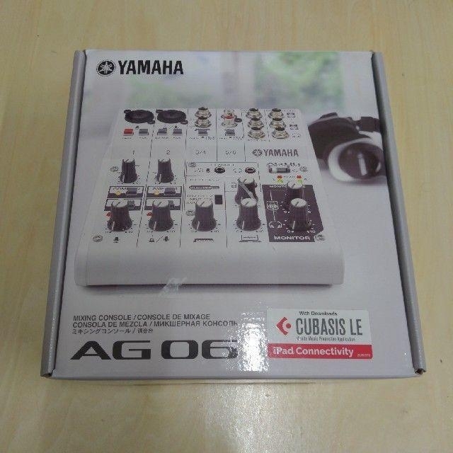 ヤマハ(ヤマハ)の新品未開封　YAMAHA AG06　ウェブキャスティングミキサー 楽器のDTM/DAW(その他)の商品写真