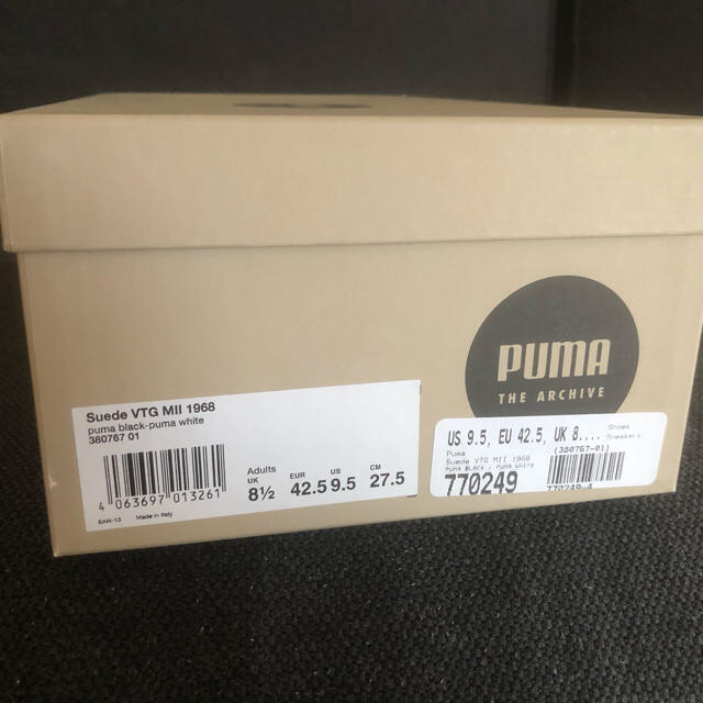 PUMA(プーマ)のNBランサー様専用　27.5cm PUMA Suede VTG MII 1968 メンズの靴/シューズ(スニーカー)の商品写真