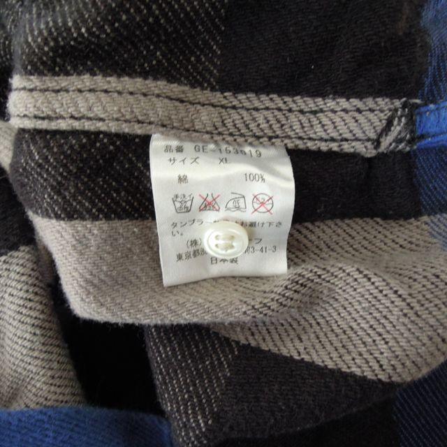 きありがと≚ GOODENOUGH ラインネルシャツ XL（w-0124）の通販 by ピンクマン's shop｜グッドイナフならラクマ