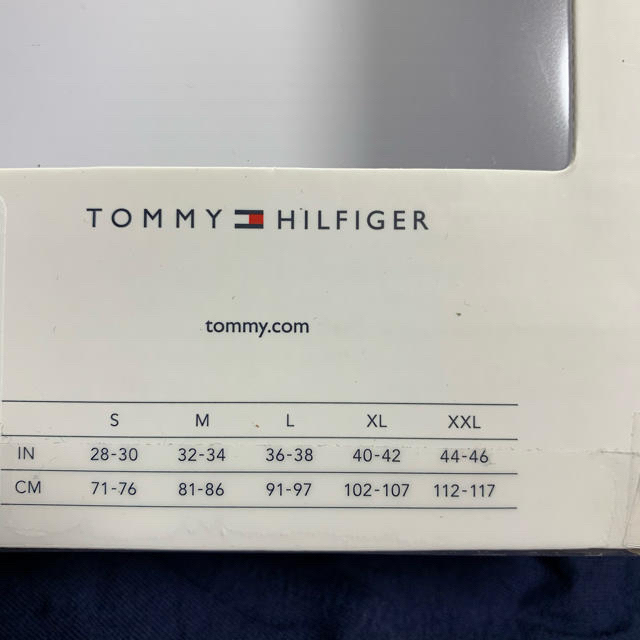 TOMMY HILFIGER(トミーヒルフィガー)の【週末値引き】TOMMY HILFIGER ボクサーパンツ 紺 M 3枚 メンズのアンダーウェア(ボクサーパンツ)の商品写真