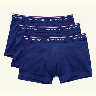 トミーヒルフィガー(TOMMY HILFIGER)の【週末値引き】TOMMY HILFIGER ボクサーパンツ 紺 M 3枚(ボクサーパンツ)