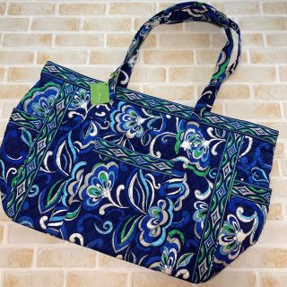 ヴェラブラッドリー(Vera Bradley)の未使用タグ付き　Vera Bradley 特大トートバッグ　マザーズバッグ　青(トートバッグ)