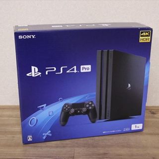 プレイステーション4(PlayStation4)のPS4 Pro CUH-7200B B01 ブラック　保証書有　美品(家庭用ゲーム機本体)