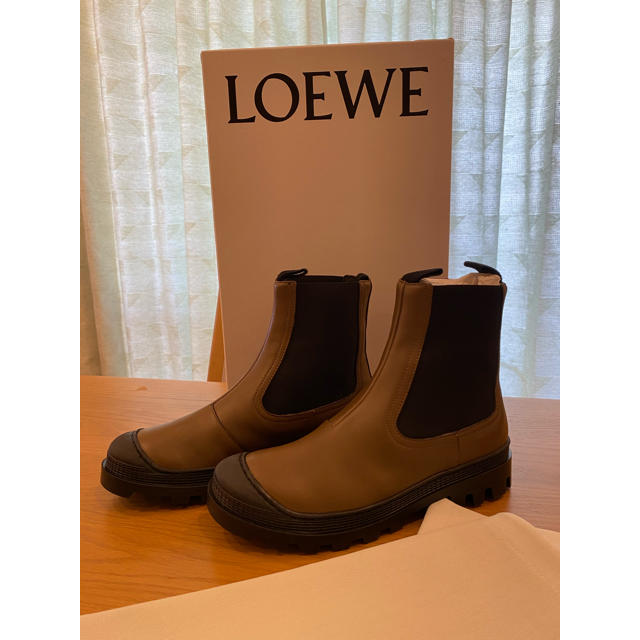 LOEWE - LOEWE チェルシーブーツ カーキ IT37の通販 by Gxqnr553's