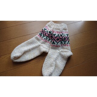 (お値下げしました)手編み靴下③(ソックス)