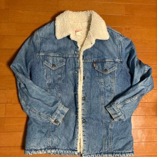 リーバイス(Levi's)のLevi's  デニムボアコート　オレンジ(Gジャン/デニムジャケット)