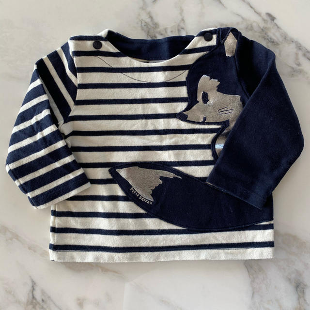 PETIT BATEAU(プチバトー)のプチバトー　トップス　ロンT キッズ/ベビー/マタニティのベビー服(~85cm)(シャツ/カットソー)の商品写真