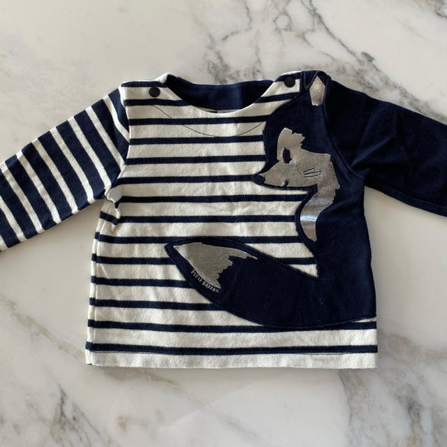 PETIT BATEAU(プチバトー)のプチバトー　トップス　ロンT キッズ/ベビー/マタニティのベビー服(~85cm)(シャツ/カットソー)の商品写真