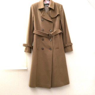 バーニーズニューヨーク(BARNEYS NEW YORK)のミントさん専用 BARNEYS NEW YORK カシミア混コート キャメル(ロングコート)