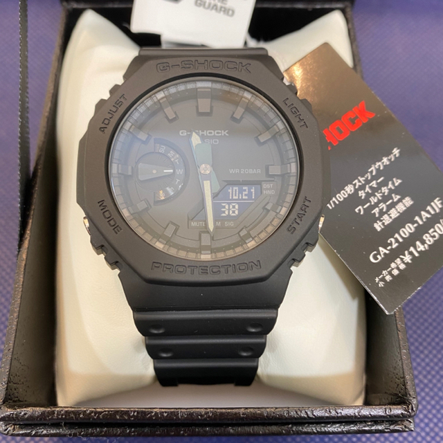 G-SHOCK - 【新品・未使用】カシオ GA-2100-1A1JF ブラック/ブラック