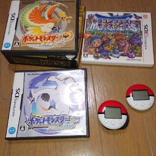 ニンテンドウ(任天堂)のポケモン ソウルシルバー、ハートゴールドセット、おまけ付き(携帯用ゲームソフト)