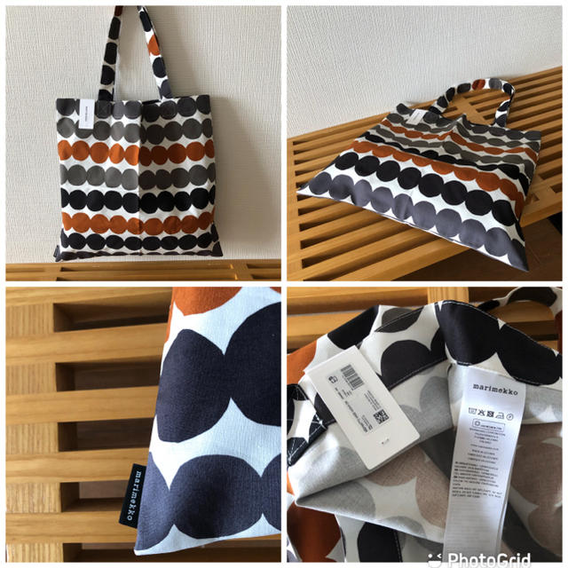 marimekko(マリメッコ)のマリメッコ Rasymatto ファブリックトートバッグ エコバッグ レディースのバッグ(トートバッグ)の商品写真