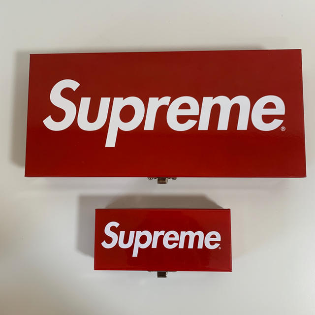 supreme storage box set 赤