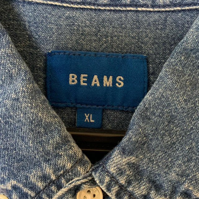 BEAMS(ビームス)のBEAMS / ビッグシルエット デニム ボタンダウンシャツ メンズのトップス(シャツ)の商品写真