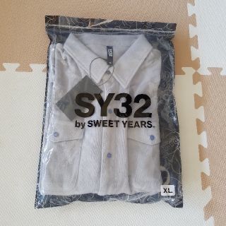 スウィートイヤーズ(SWEET YEARS)のSY32 パイル地ポロシャツ グレー XL新品(ポロシャツ)