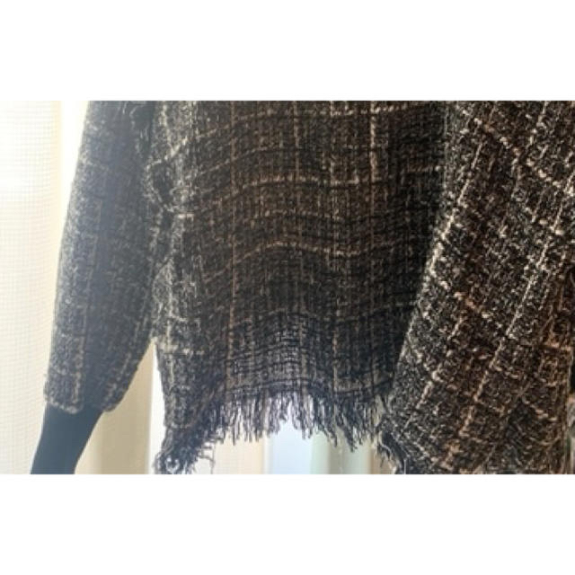 ZARA(ザラ)のZARA ツイードtops レディースのトップス(カットソー(長袖/七分))の商品写真