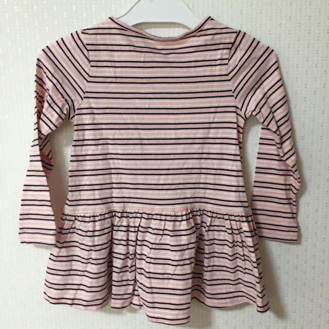 babyGAP(ベビーギャップ)の【新品】子供 105cm 長袖カットソー ストライプ baby GAP キッズ/ベビー/マタニティのキッズ服女の子用(90cm~)(Tシャツ/カットソー)の商品写真