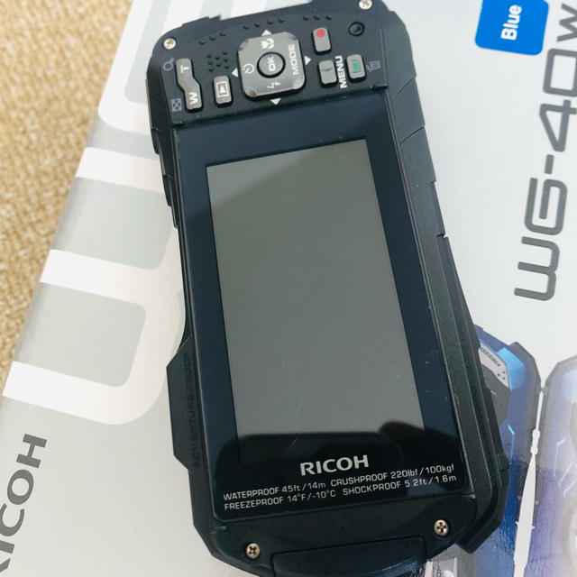 RICOH 防水デジタルカメラ RICOH WG-40W ホワイト 防水14m耐ショック1.6m耐寒-10度 RICOH WG-40W WH - 5