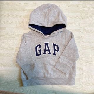 ベビーギャップ(babyGAP)のbabyGAP 裏起毛パーカー トレーナー 18-24m(Tシャツ/カットソー)