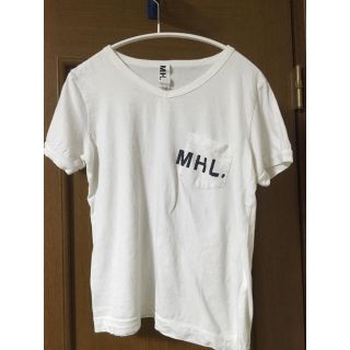 マーガレットハウエル(MARGARET HOWELL)のMHL ロゴ入りＴシャツ(Tシャツ(半袖/袖なし))