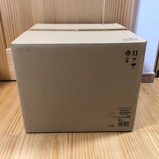 MUJI (無印良品)(ムジルシリョウヒン)の【トーマス坊や様専用】無印良品 フロアライト丸・L／カバー：透過／コード：ホワイ インテリア/住まい/日用品のライト/照明/LED(フロアスタンド)の商品写真