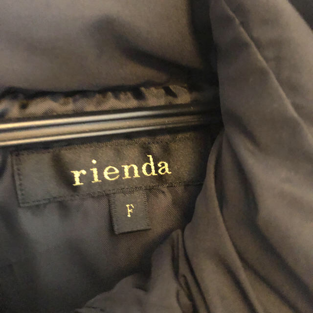 rienda(リエンダ)のリエンダ rienda ダウンジャケット レディースのジャケット/アウター(ダウンジャケット)の商品写真