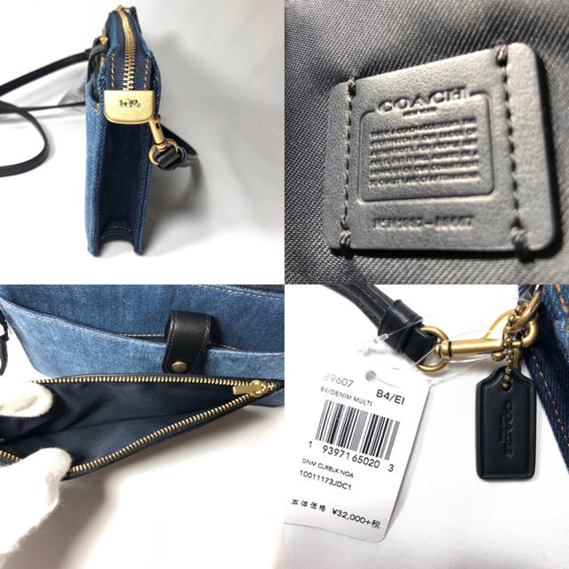 【新品】COACH レディース クロスボディ メッセンジャー デニム 1