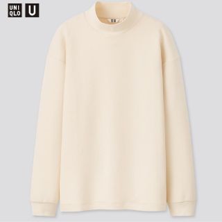 ユニクロ(UNIQLO)の【新品タグ付 XL】UNIQLO U 20AW モックネックプルオーバー(スウェット)