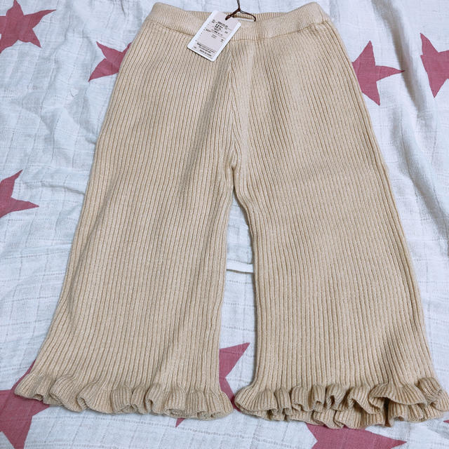 petit main(プティマイン)のリブ ニットパンツ 90 キッズ/ベビー/マタニティのキッズ服女の子用(90cm~)(パンツ/スパッツ)の商品写真