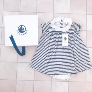 プチバトー(PETIT BATEAU)のちろちゃん様専用❣️petitbateau プチバトーのbabyワンピース(ワンピース)