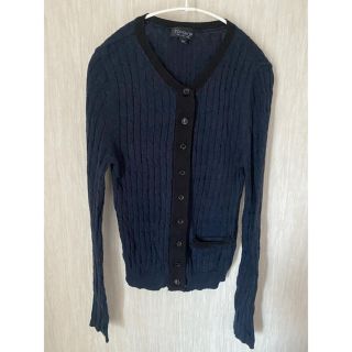 トップショップ(TOPSHOP)のトップショップ　ネイビーカーディガン(カーディガン)