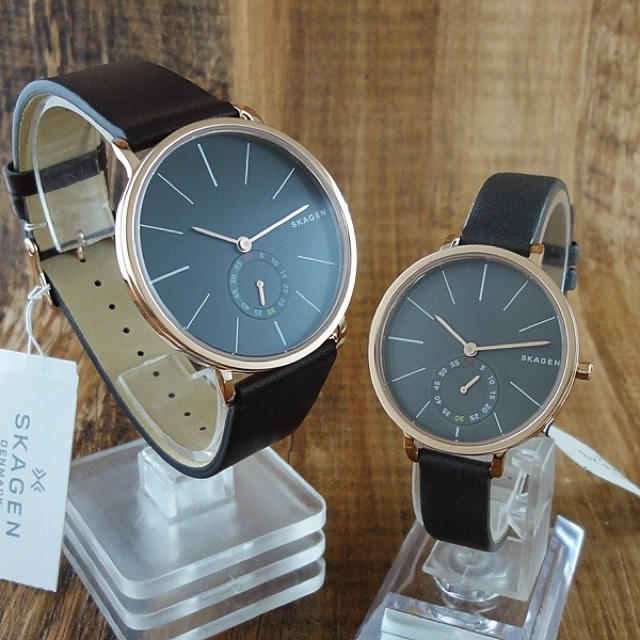 SKAGEN(スカーゲン)の新品 SKAGEN ペア腕時計 1年保証 レディースのファッション小物(腕時計)の商品写真