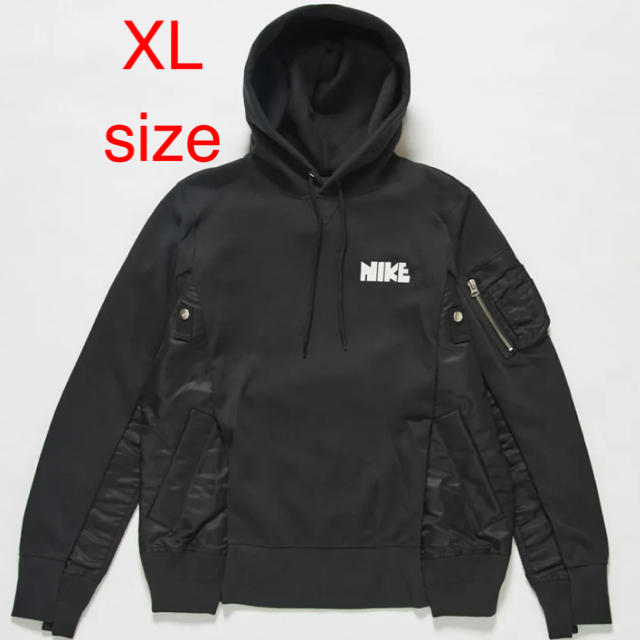 sacai - Nike x sacai Hoodie Black【XLsize】