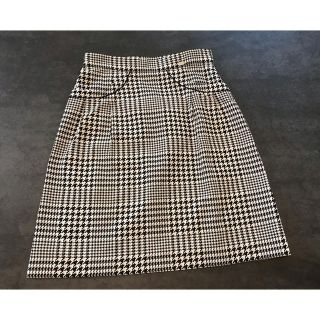 クレージュ(Courreges)のクレージュ　千鳥格子　スカート(ひざ丈スカート)