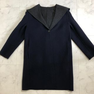 ユニクロ(UNIQLO)のユニクロ  ダブルフェイスフーデットコート(ロングコート)