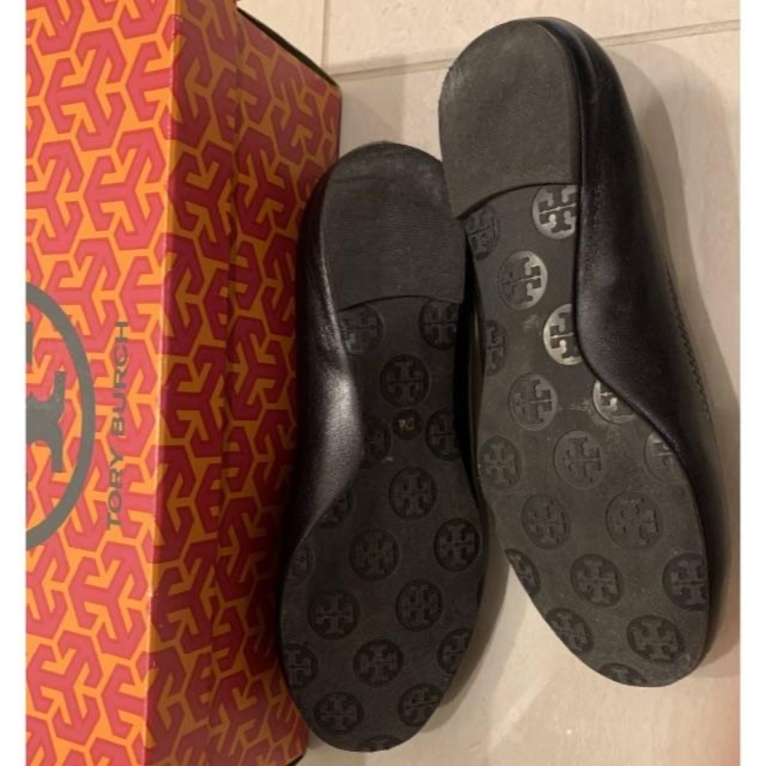 トリーバーチ　toryburch バレエシューズ　靴　レザー　美品 4