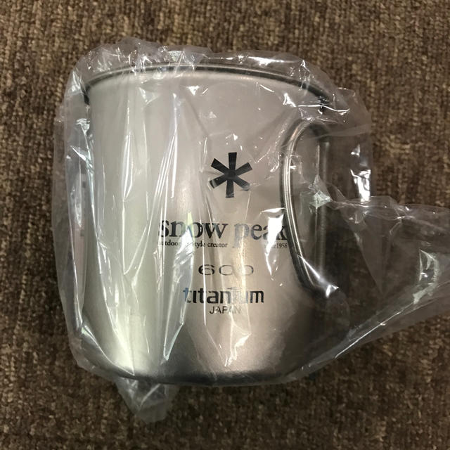 peak　新品　snow　チタンシングル　マグ　600　食器